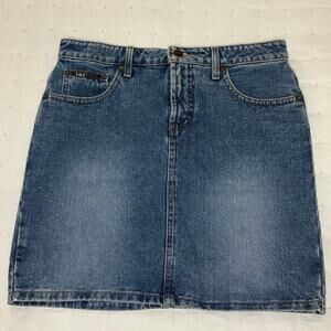 L.E.I. Vintage Denim Mini Skirt Women's 7